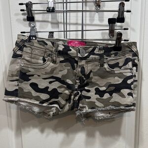 Almost Famous Camouflage Women's Denim Shorts